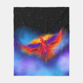 Space Phoenix Nebula Fleecedecke (Vorderseite)