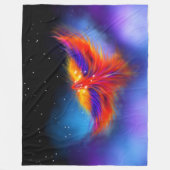 Space Phoenix Nebula Fleecedecke (Vorderseite)