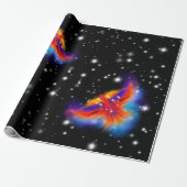 Space Phoenix Nebula Geschenkpapier (Ungerollt)