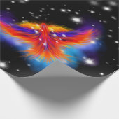 Space Phoenix Nebula Geschenkpapier (Ecke)