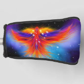 Space Phoenix Nebula Golf Headcover (Vorderseite)