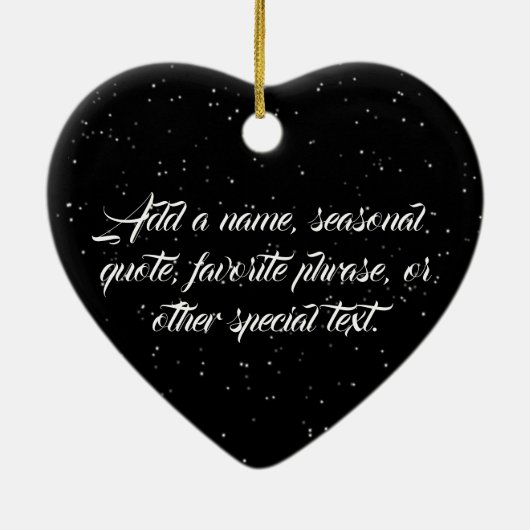 Space Phoenix Nebula Keramik Ornament (Hinten)