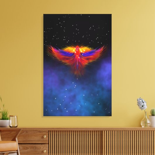 Space Phoenix Nebula Leinwanddruck (Insitu (Wohnzimmer))