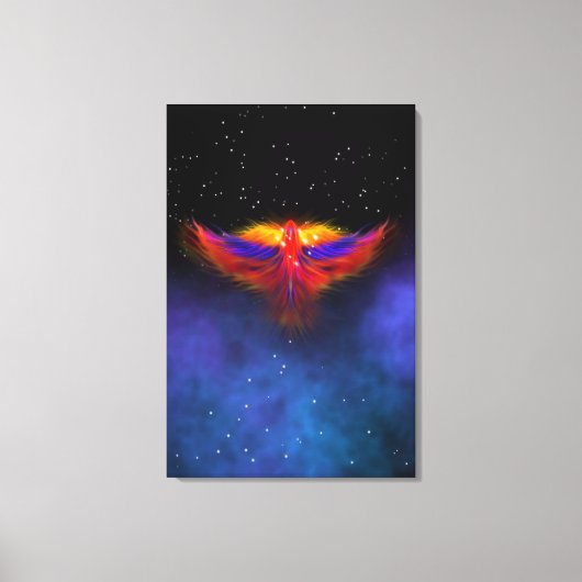 Space Phoenix Nebula Leinwanddruck (Vorderseite)