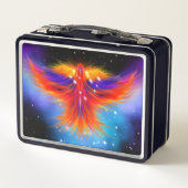 Space Phoenix Nebula Metall Brotdose (Rückseite)