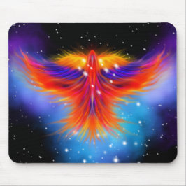 Space Phoenix Nebula Mousepad