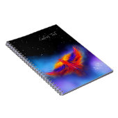 Space Phoenix Nebula Notizblock (Rechte Seite)