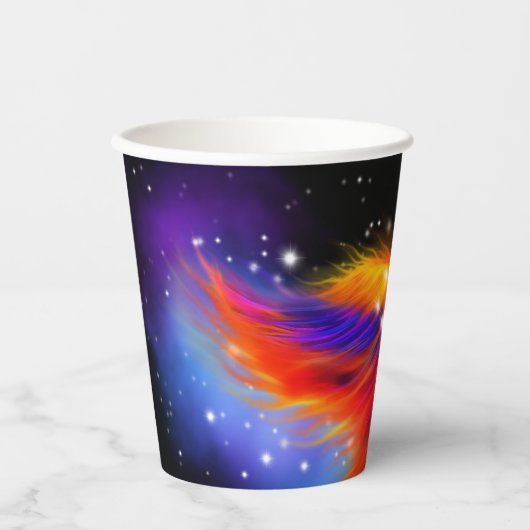Space Phoenix Nebula Pappbecher (Vorderseite)