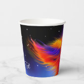 Space Phoenix Nebula Pappbecher (Rückseite)