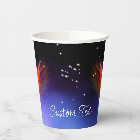Space Phoenix Nebula Pappbecher (Links)
