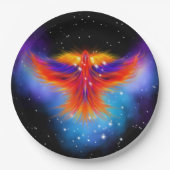Space Phoenix Nebula Pappteller (Vorderseite)