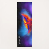 Space Phoenix Nebula Yogamatte (Vorderseite)