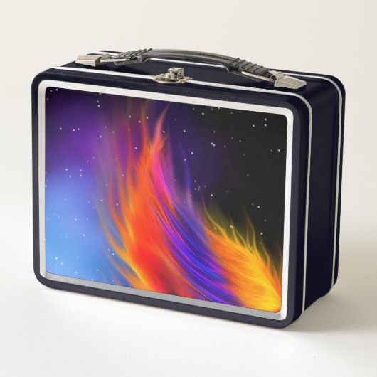 Space Phoenix Wing Metall Brotdose (Vorderseite)