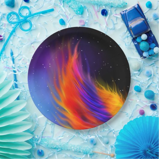 Space Phoenix Wing Pappteller (Party)