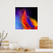 Space Phoenix Wing Poster (Küche)