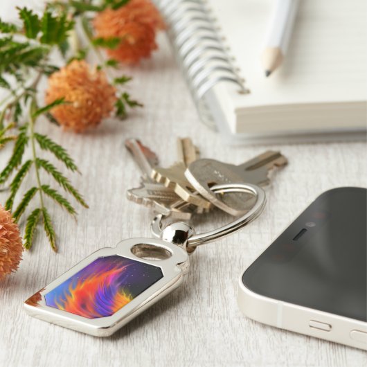 Space Phoenix Wing Schlüsselanhänger (Seite)