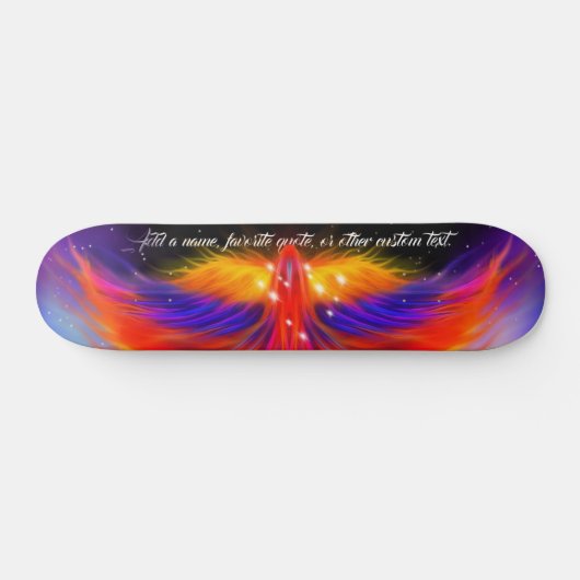 Space Phoenix Wingspan mit Ihrem Angebot Skateboard (Horizontal)