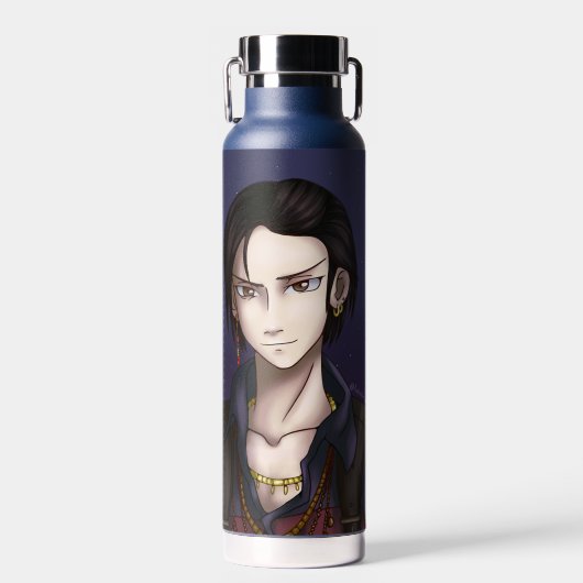 Space Pirate Portrait Trinkflasche (Vorne)