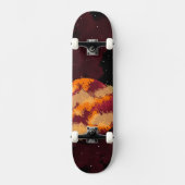 Space Pixel Art. Skateboard (Vorderseite)