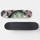 Space Pixel Art. Skateboard (Horizontal)