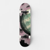 Space Pixel Art. Skateboard (Vorderseite)
