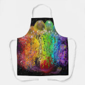 Space Pixies Rainbow-Party-Schürze Schürze (Vorderseite)