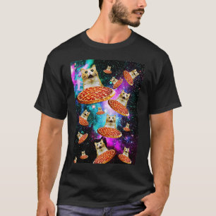 Space Pizza Cat Astronaut Kitten Sarcasm Food Gala T-Shirt
