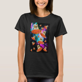 Space Pizza Cat Astronaut Kitten Sarcasm Food Gala T-Shirt