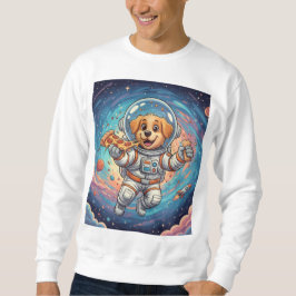 Space Pizza Pawthy Funny Galaxy Cat T - Shirt