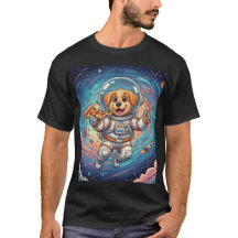 Space Pizza Pawty T - Shirt für Damen und Herren