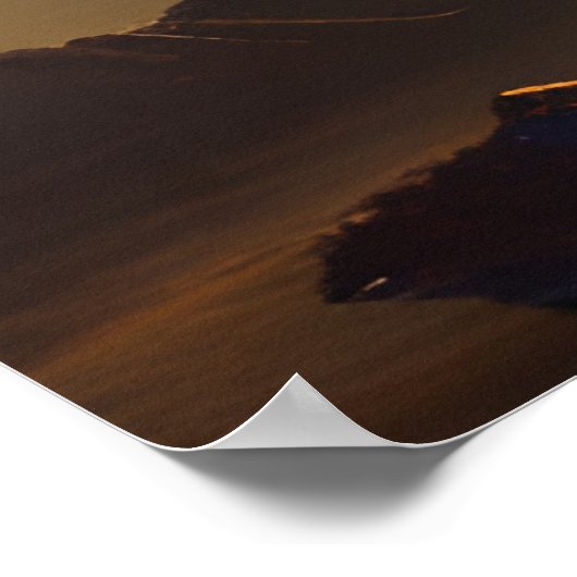 Space Planet Landscape Digital Art Poster #030 (Ecke)