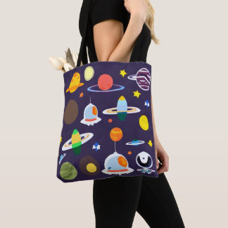 Space Planet Star Galaxy Tasche