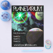 Space Planetarium Custom Rave Flyer (Einzeln)