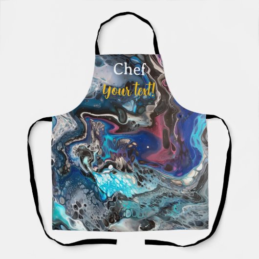 Space pouring  schürze (Vorderseite)