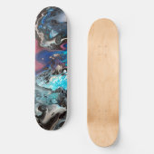 Space pouring skateboard (Vorderseite)