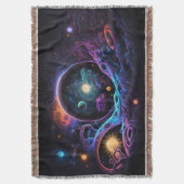 Space Psychedelic Hintergrund Decke (Vorderseite Vertikal)