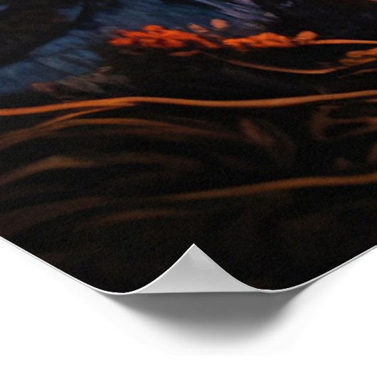 Space Psychedelic Poster (Ecke)