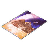 Space Pyramids Notizblock (Linke Seite)