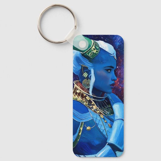 Space Qunari Keychain Schlüsselanhänger (Vorderseite)