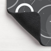 Space Race Abstrakt Mousepad (Ecke)