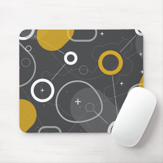 Space Race Abstrakt Mousepad (Mit Mouse)