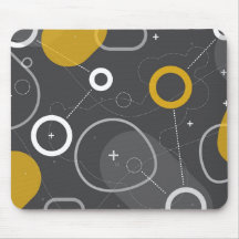 Space Race Abstrakt Mousepad