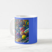 Space Race Blue Tasse (Vorderseite Links)