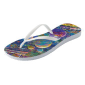 Space Race Flip Flops Badesandalen (Schrägansicht)