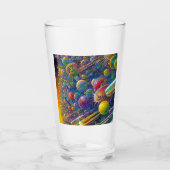 Space Race Glas tumbler (Vorderseite)