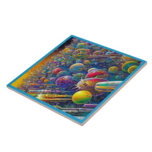 Space Race große Keramik Fliesen (Seite)