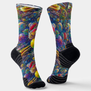 Space Race Hochleistungs-Socken Socken