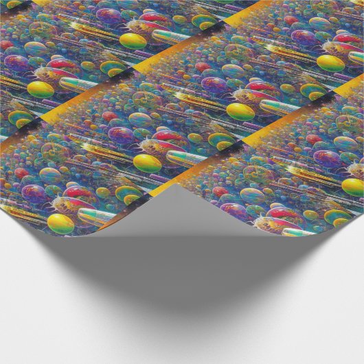 Space Race Matte Packpapier (Ecke)