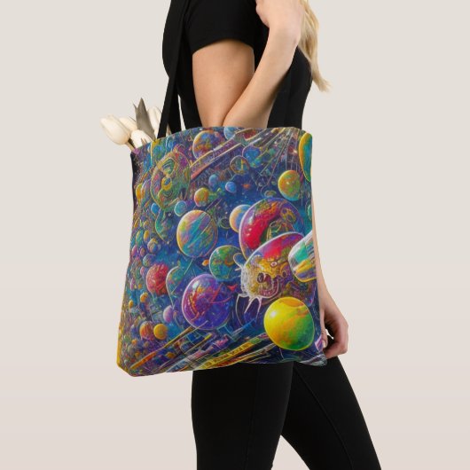 Space Race shoulder tote bag Tasche (Von Nahem)