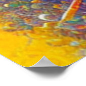 Space Race Wert matte Poster (Ecke)